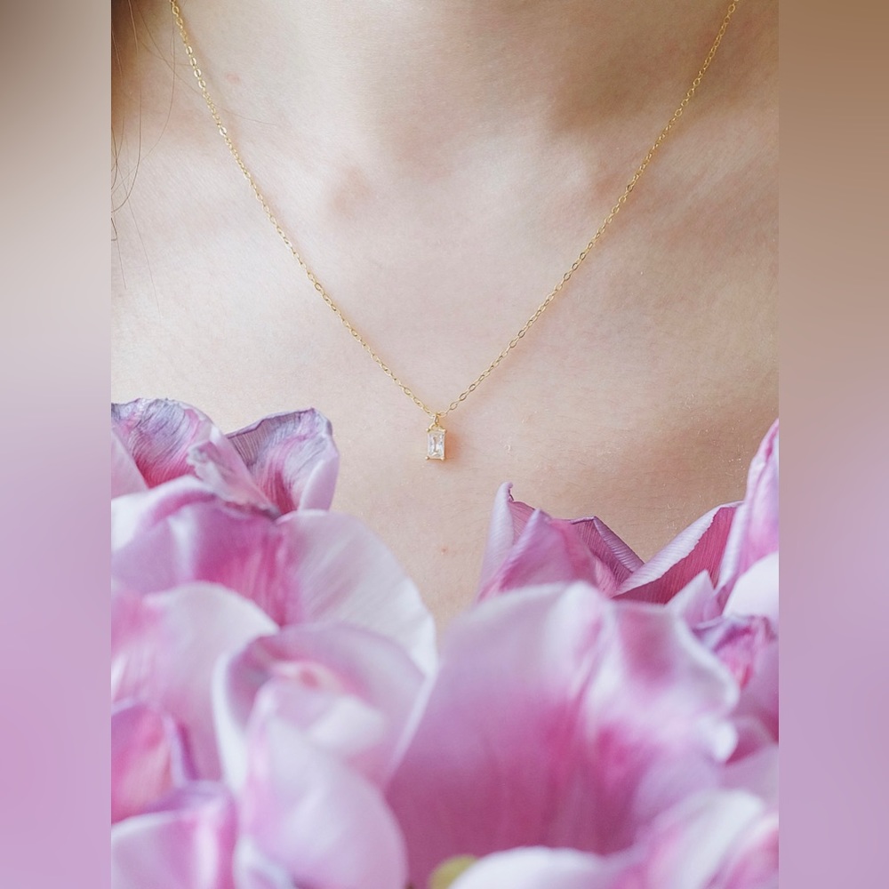 Baguette Necklace